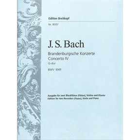 Brandenburgisches Konzert 4 G-Dur BWV 1049