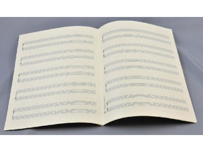 5 Bogen Notenpapier A4 hoch