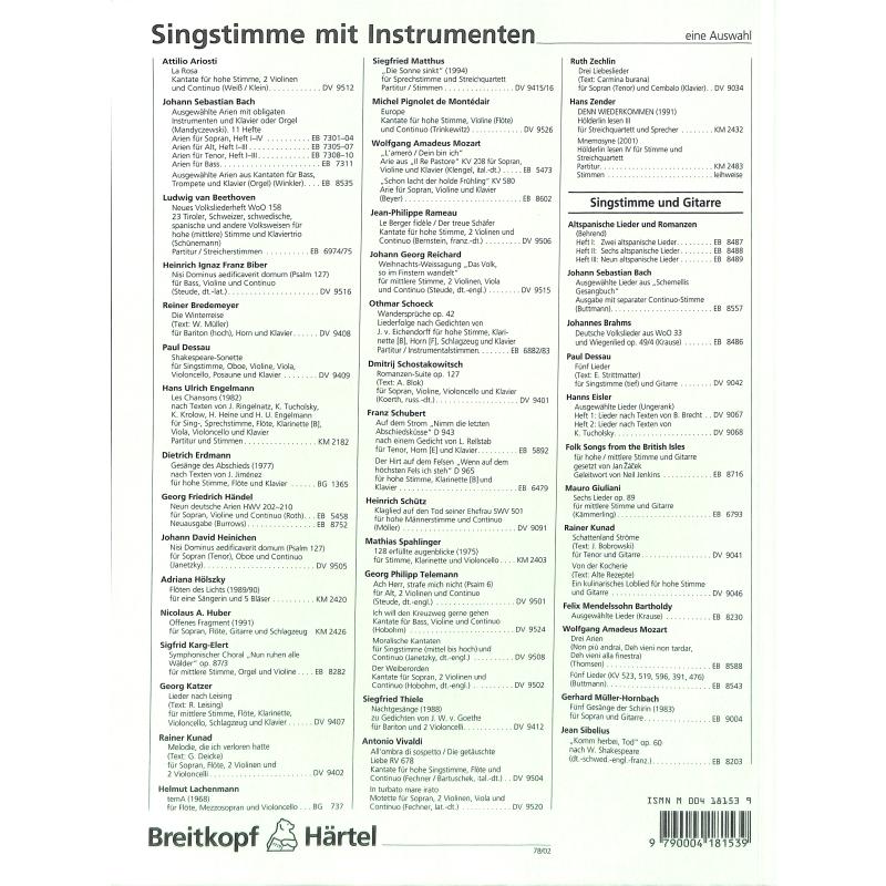 9 deutsche Arien HWV 202-210