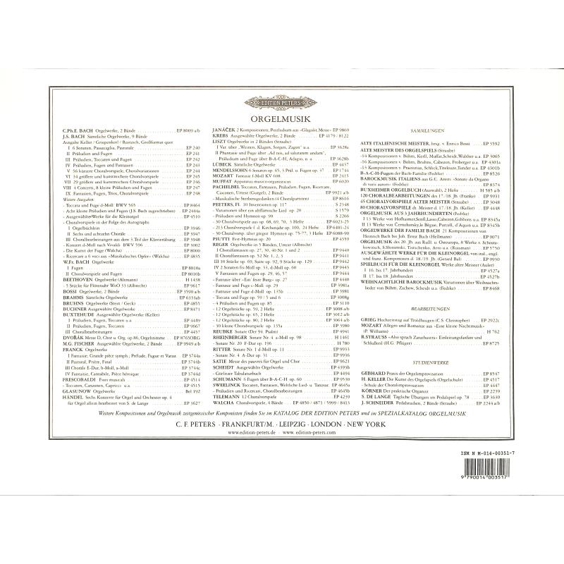 Orgelwerke 8 - 4 Konzerte 8 kleine Präludien und Fugen