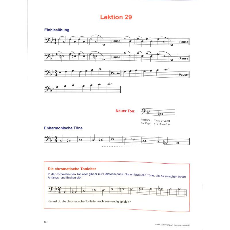 Posaune Bariton Euphonium 1