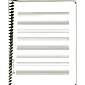 Noten Notiz Taschenbuch 9,5x14 Spiralheftung