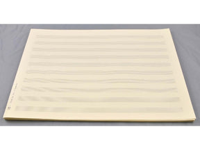 5 Bogen Notenpapier A4 quer