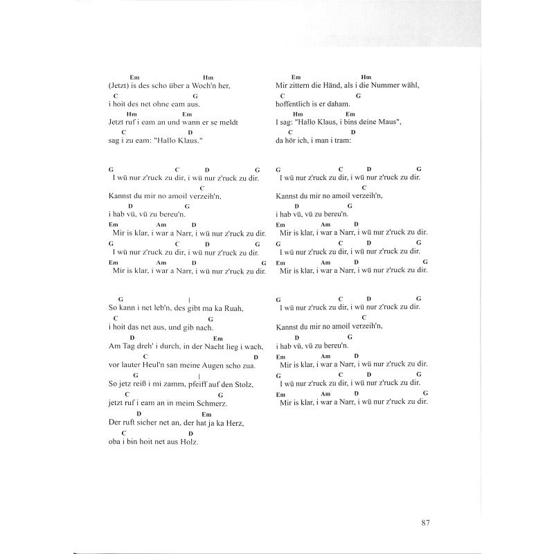 Das Schlagerbuch für Alt und Jung