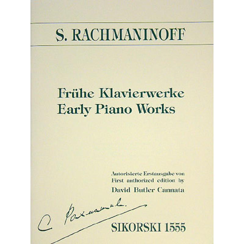 Frühe Klavierwerke