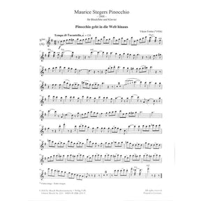 Pinocchio geht in die Welt hinaus