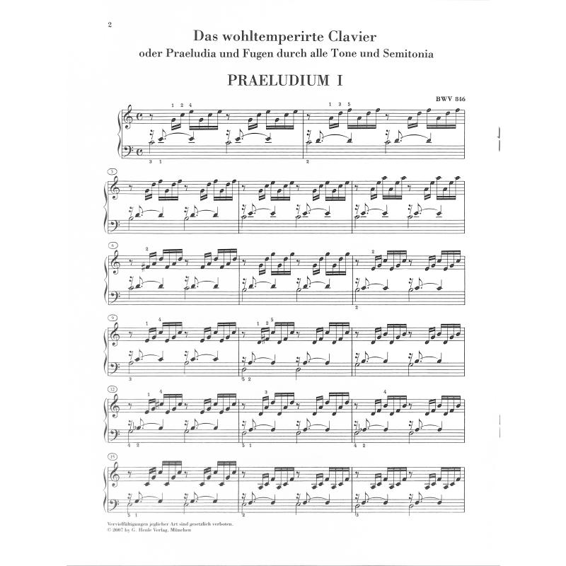 Präludium + Fuge C-Dur BWV 846