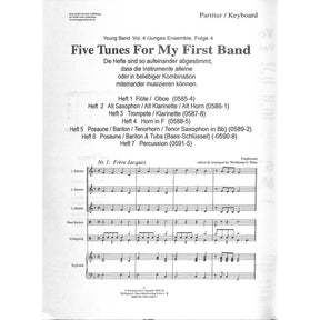 5 tunes for my first band