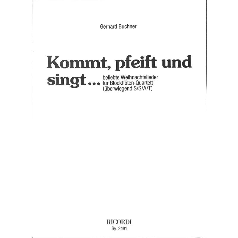 Kommt pfeift + singt