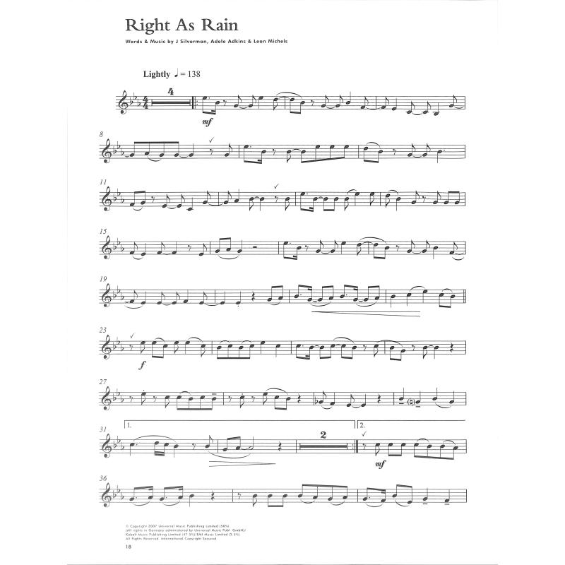 Play along for saxophone