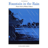 Fountain in the rain