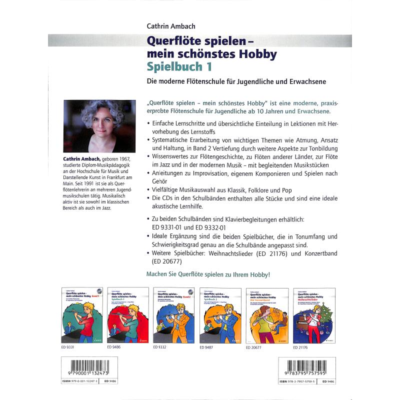 Querflöte spielen mein schönstes Hobby | Spielbuch 1