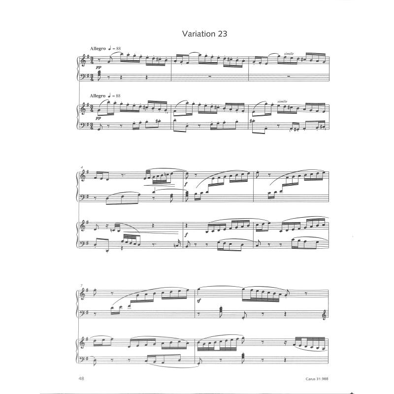 Goldberg Variationen WOO 3