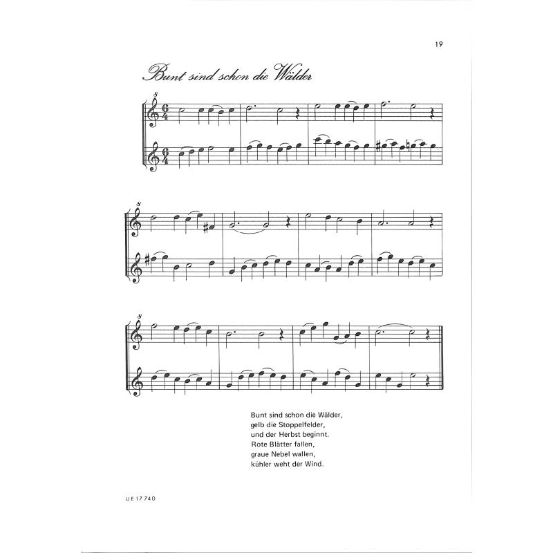 Lieder zur Herbstzeit