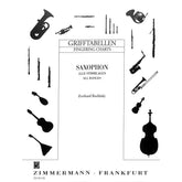 Grifftabelle Saxophon