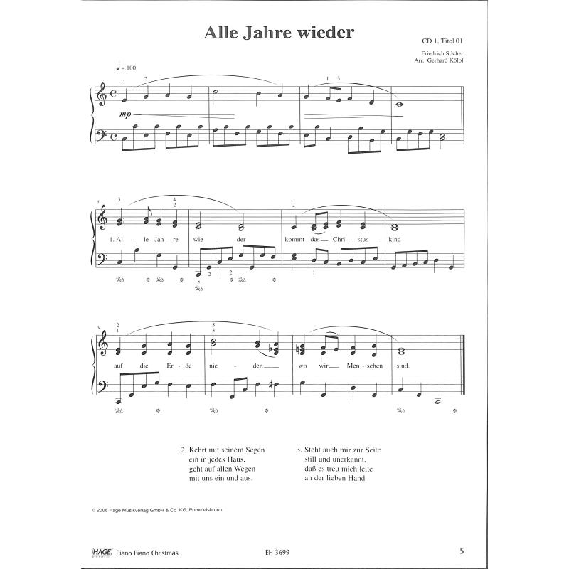 Piano Piano - Christmas | Die 65 schönsten Weihnachtslieder