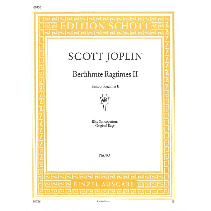 Berühmte Ragtimes 2