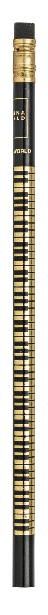 Bleistift Gold/schwarz Tasten