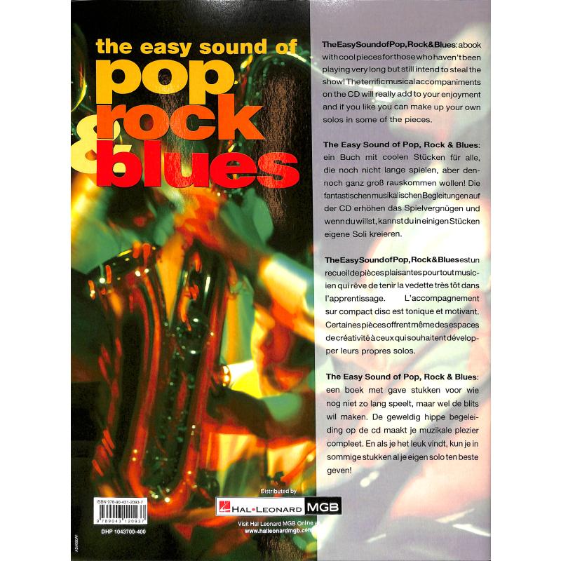 The easy sound of Pop Rock + Blues