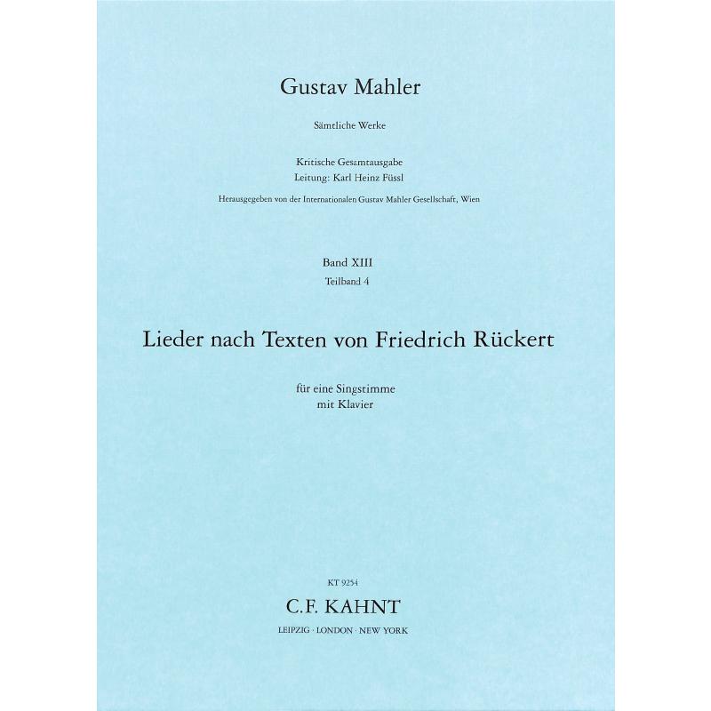 Rückert Lieder