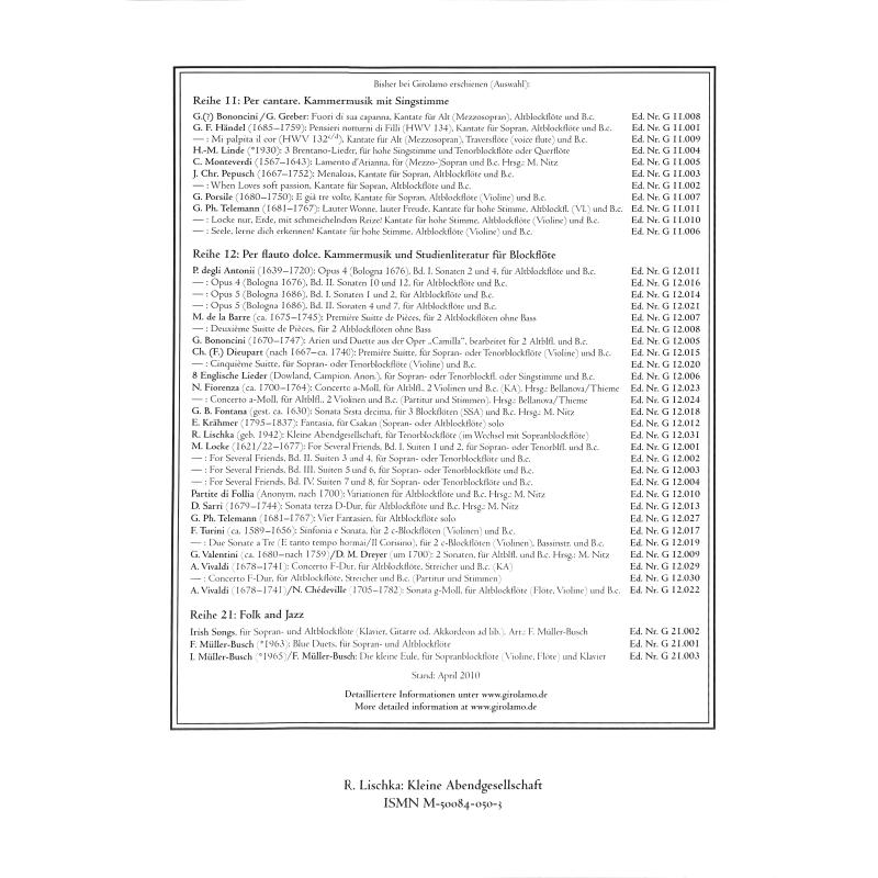 Kleine Abendgesellschaft