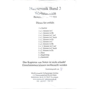 Hausmusik 3 - Weihnachten
