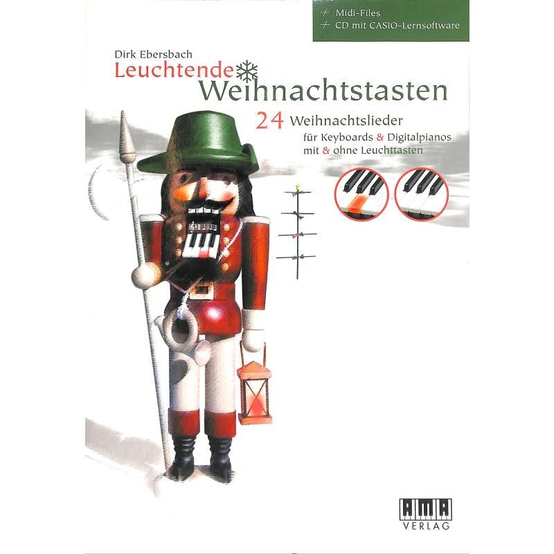 Leuchtende Weihnachtstasten