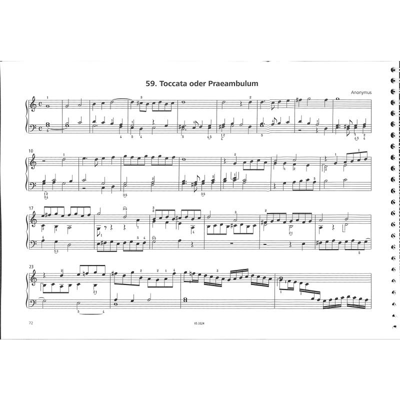 Leichte freie Orgelstücke alter Meister