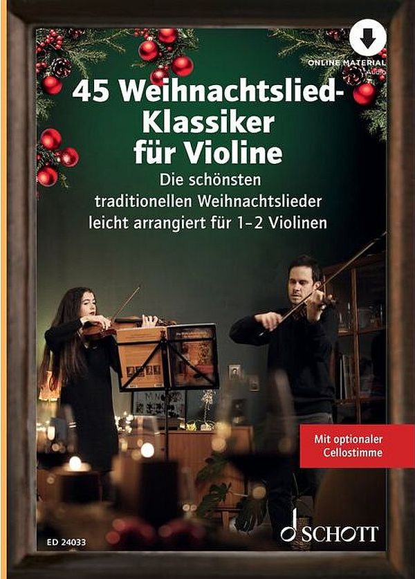 zwei Violinen mit optionaler