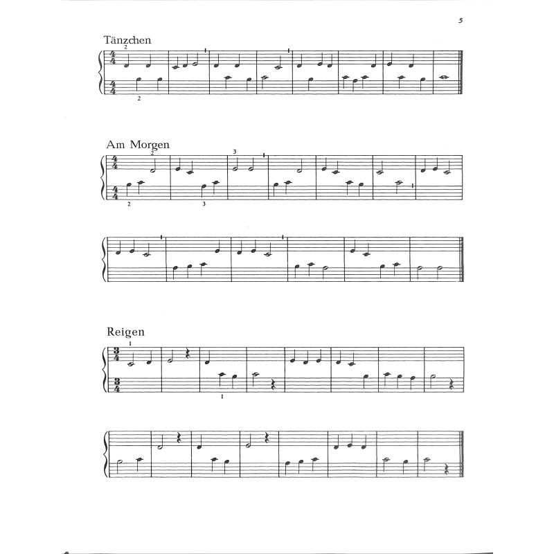 Erstes Klavierspiel 1