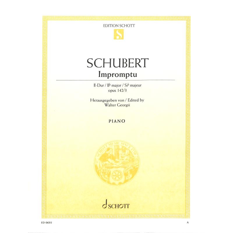 Impromptu B-Dur op 142/3 D 935