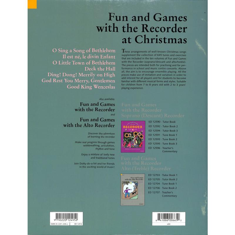 Fun + games with the recorder at christmas