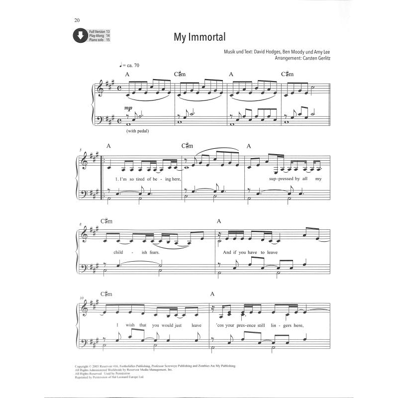 Pop piano playlist 2