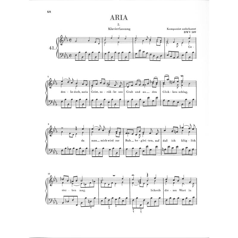 Notenbüchlein für Anna Magdalena Bach 1725