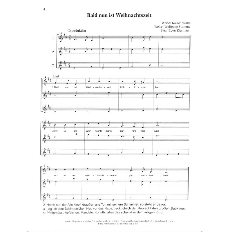 Lieder zur Weihnacht