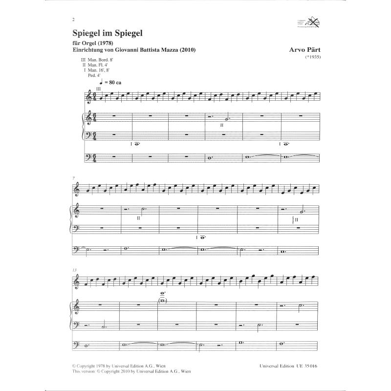 Spiegel im Spiegel