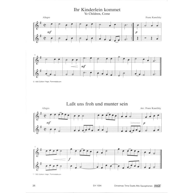 Christmas time duets