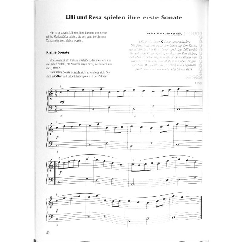 Die Klavierschule 2 mit Lilli und Resa