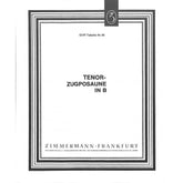 Grifftabelle Zugposaune in B