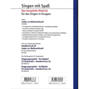 Singen mit Spaß - Lieder zur Weihnachtszeit