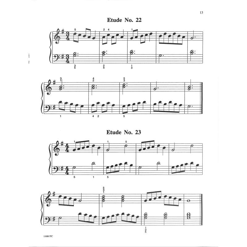 Piano course - technic 1