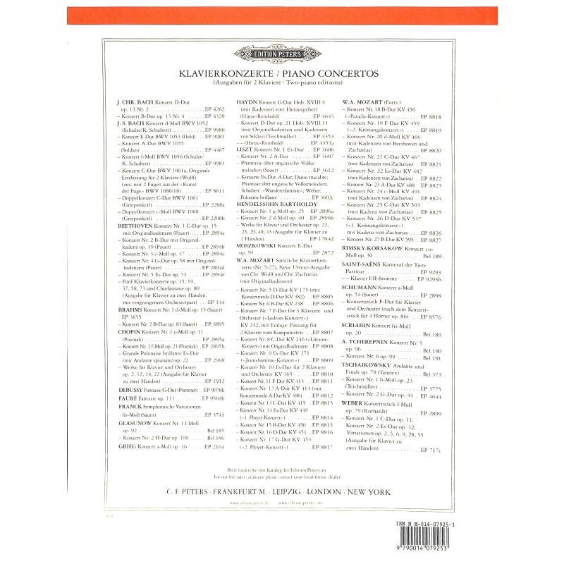 Konzert 1 d-moll BWV 1052