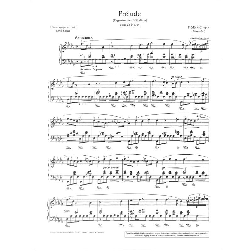 Prelude Des-Dur op 28/15