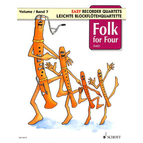 Folk for four - leichte Blockflötenquartette 7
