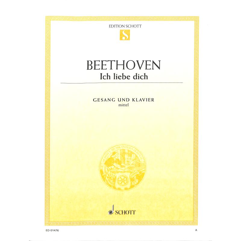 Ich liebe dich (WOO 123) G-Dur