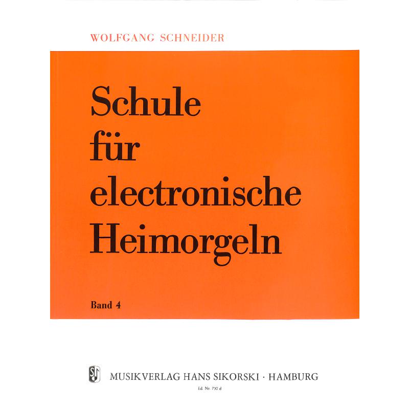 Schule für elektronische Heimorgel 4