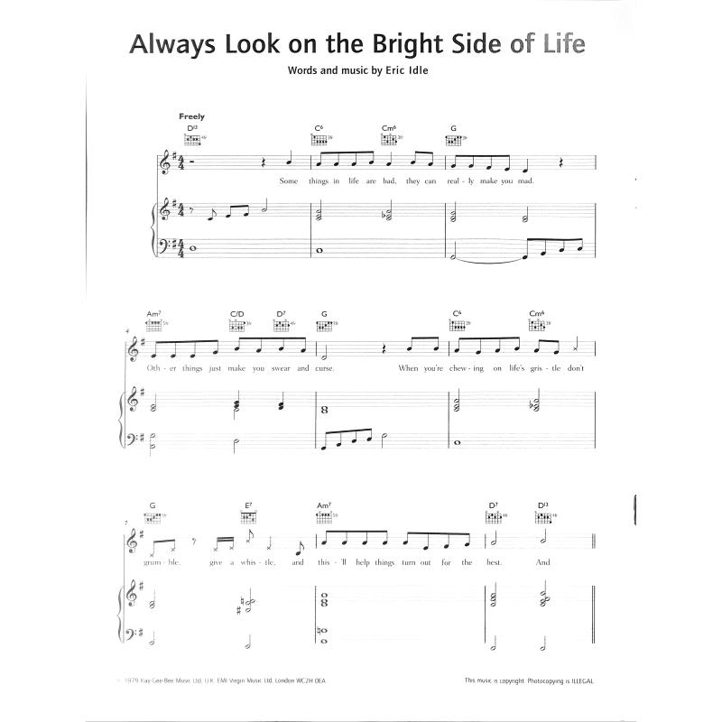 Always look on the bright side of life