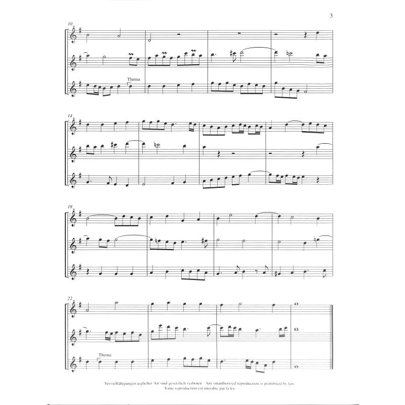 Weihnachtliche Trios