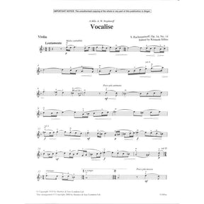 Vocalise op 34/14 Neuausgabe