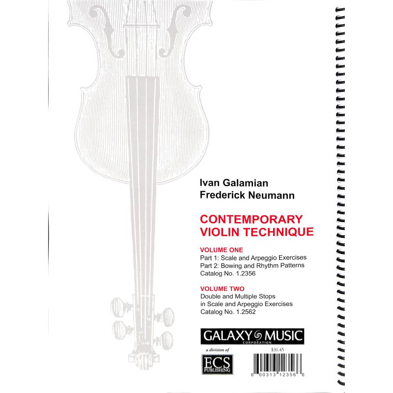 Contemporary violin technique 1